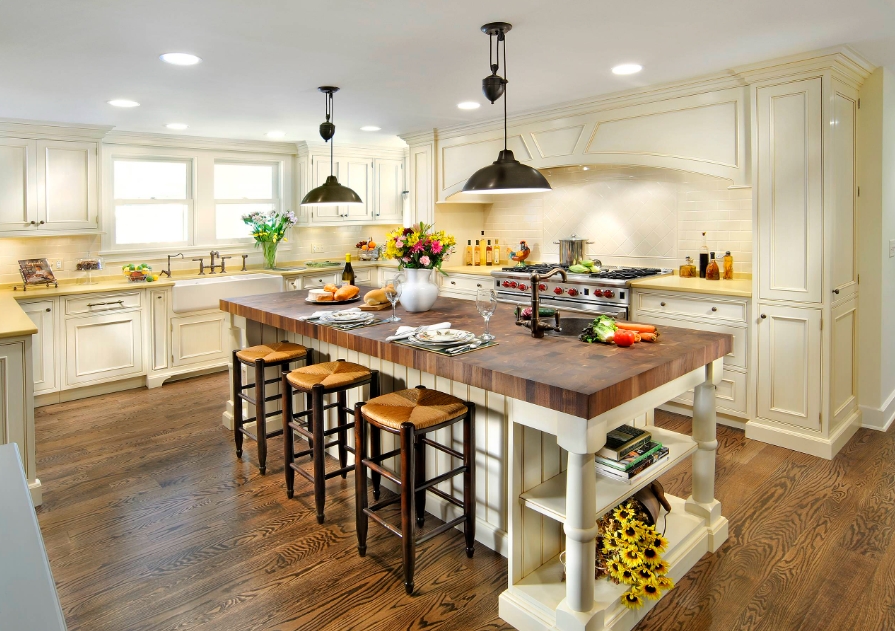 Butcher block countertop