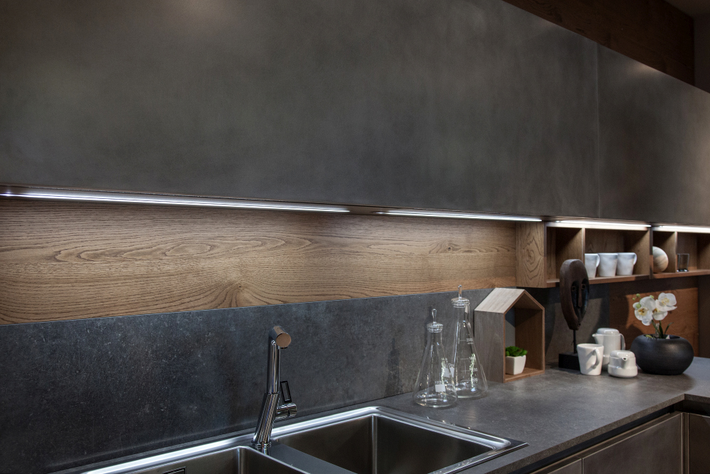 Hidden Function Seamless Form Kitchen Design Layout