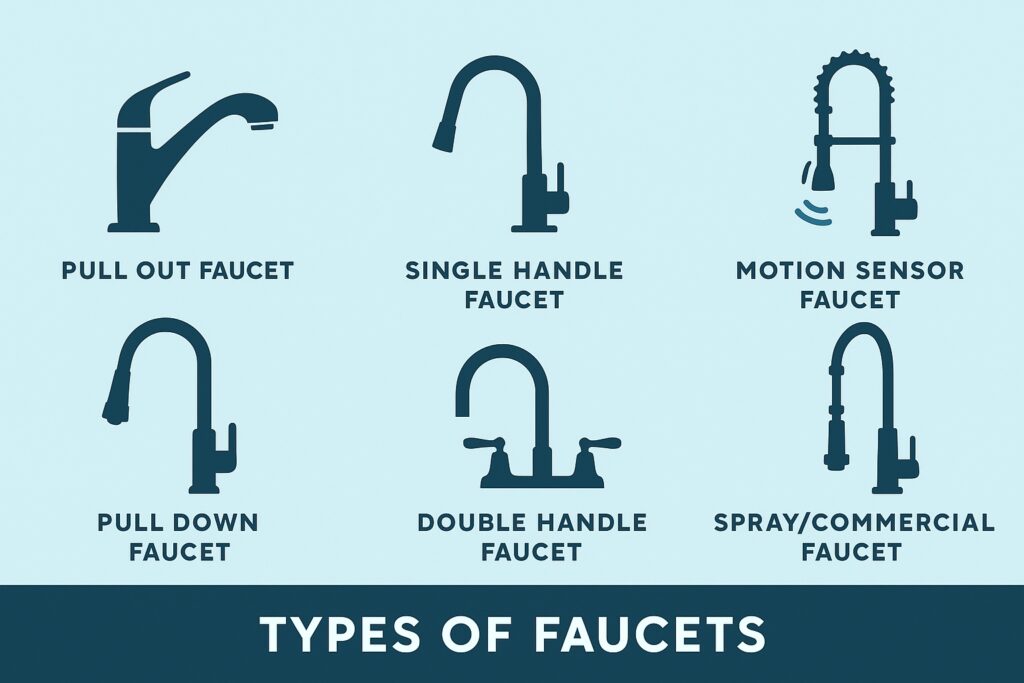 Faucet Types kitchen 1024x683