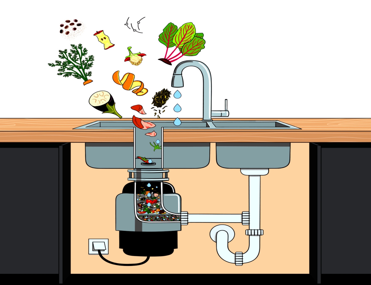 The 12 Worst Things to Put Down a Garbage Disposal, According to Plumbers