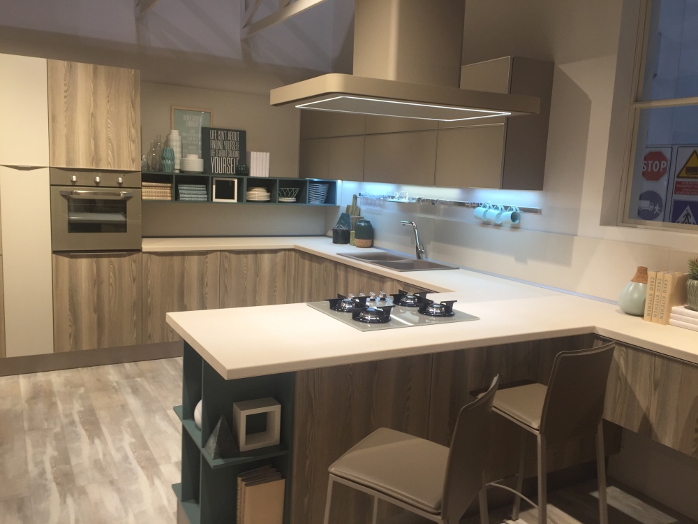 Marble veneer kitchen