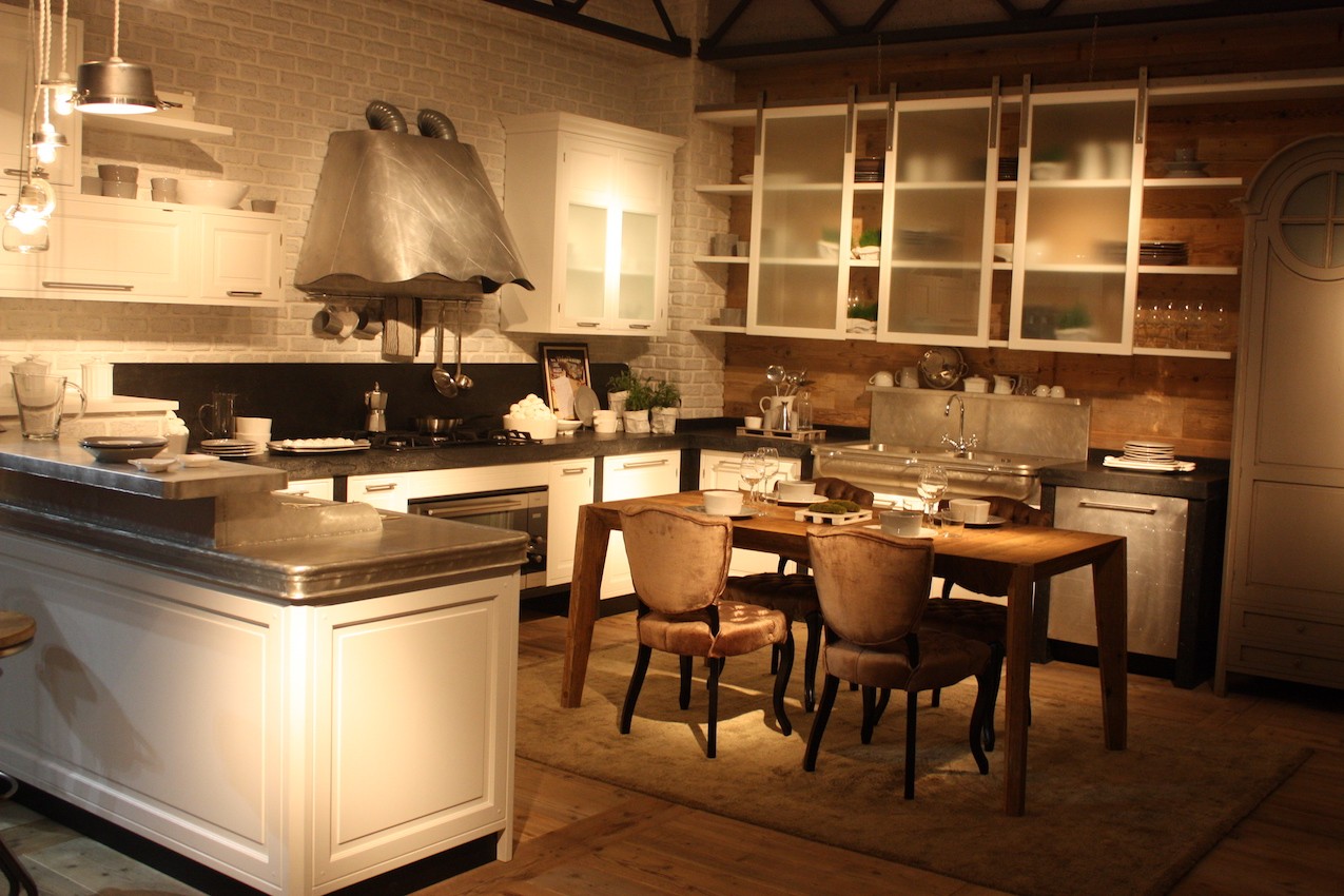 Marble veneer kitchen