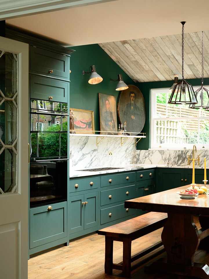 Deep Green Classic Kitchen
