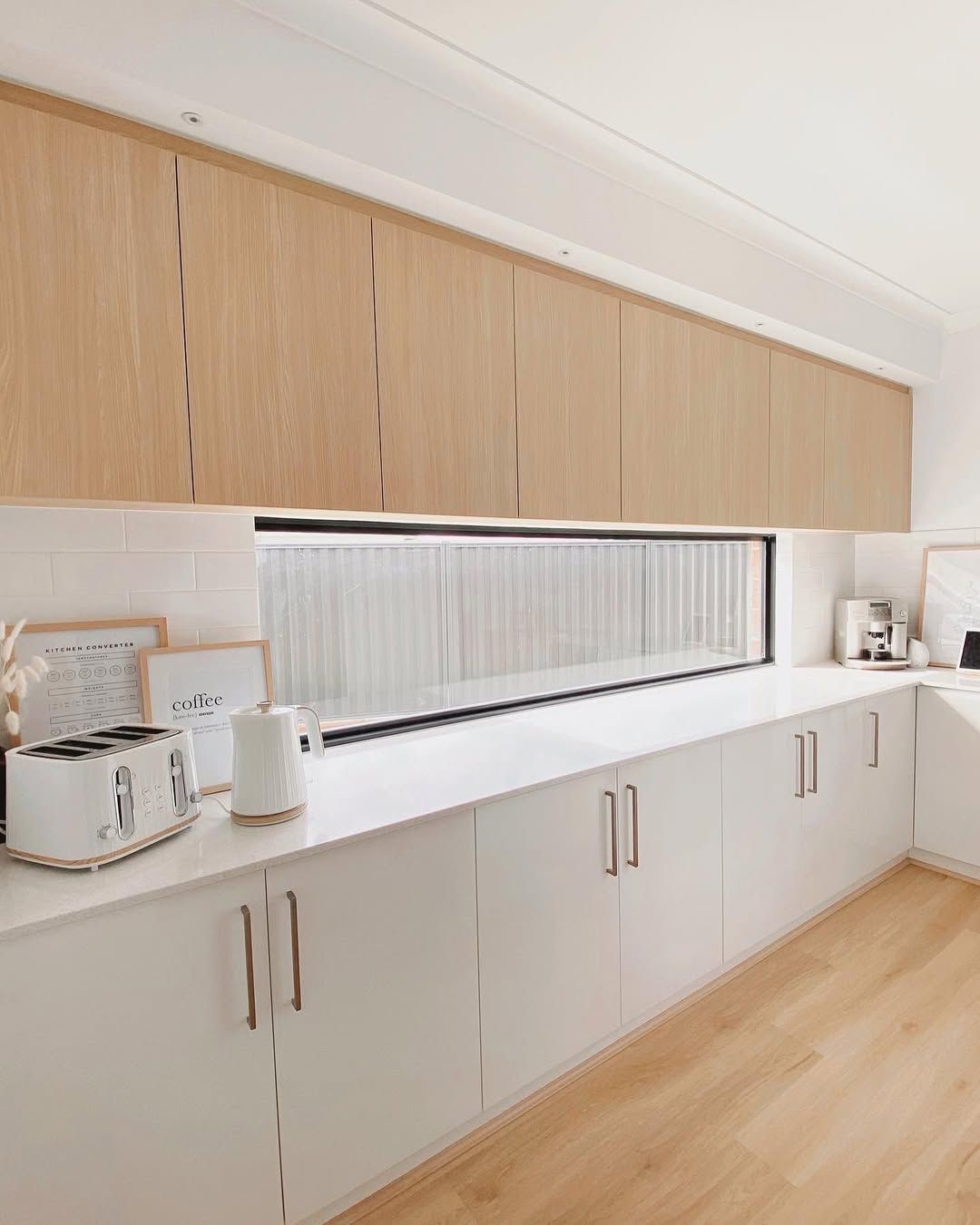 Patchwork Valances on Corner Kitchen Windows