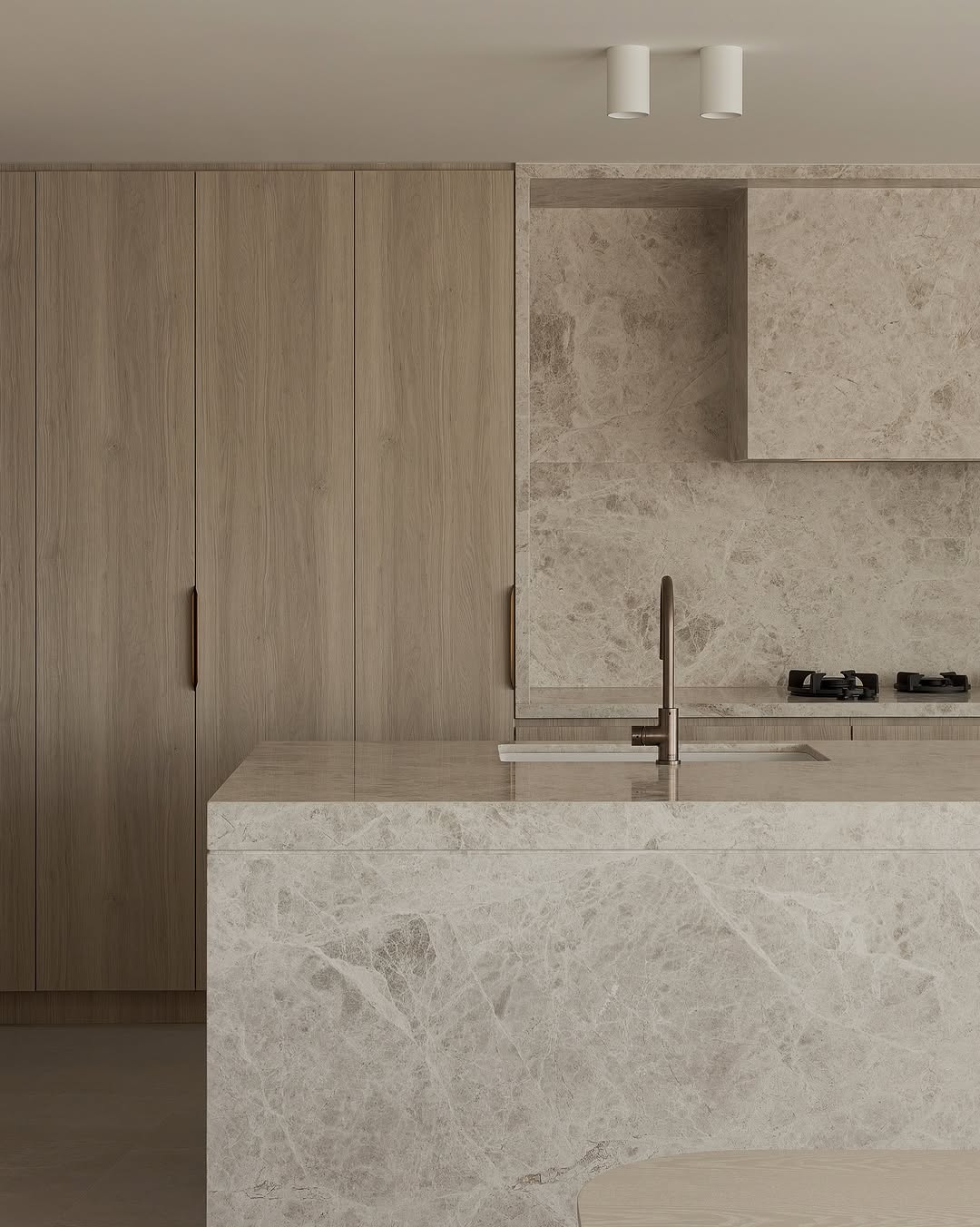 Soft Beige Warm Wood